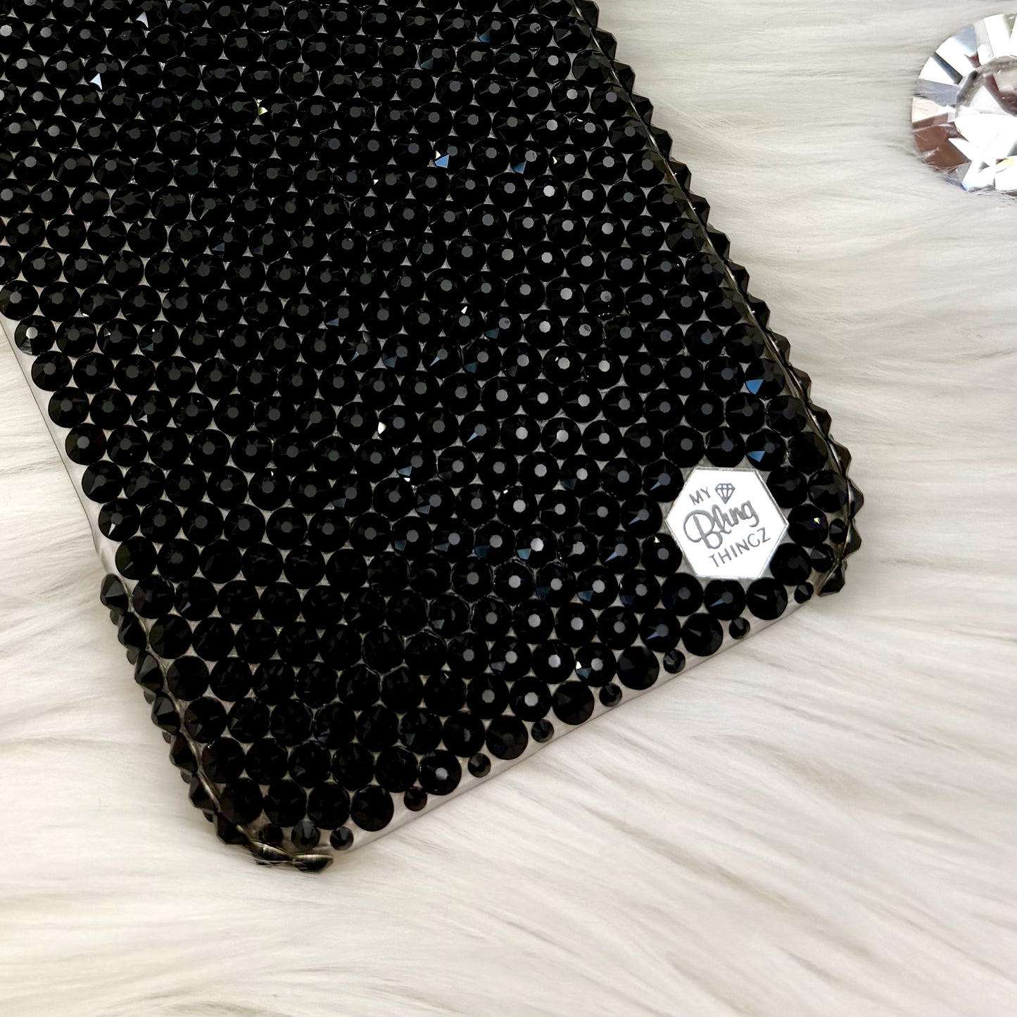 Luxury Bling Phone Case for iPhone - Jet Black - Made with Swarovski Crystals