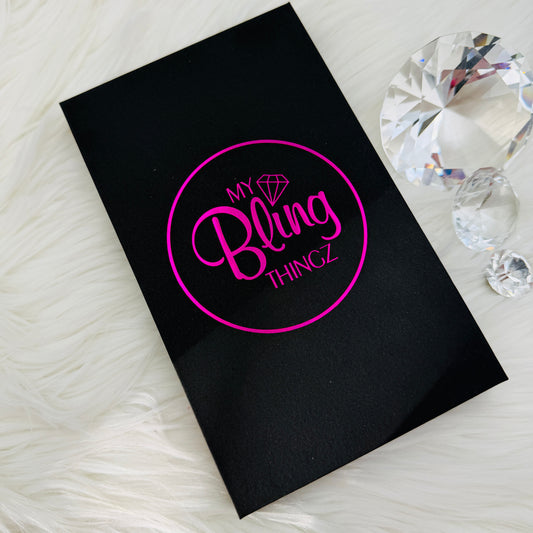 MyBlingThingz signature gift box for luxury bling phone cases, premium gift packaging