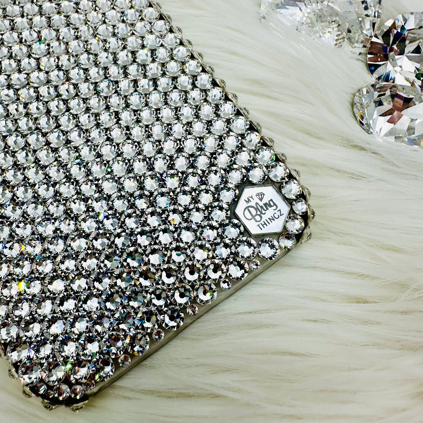 Luxe Bling Phone Case for iPhone - Crystal Clear - Premium Glass Rhinestones