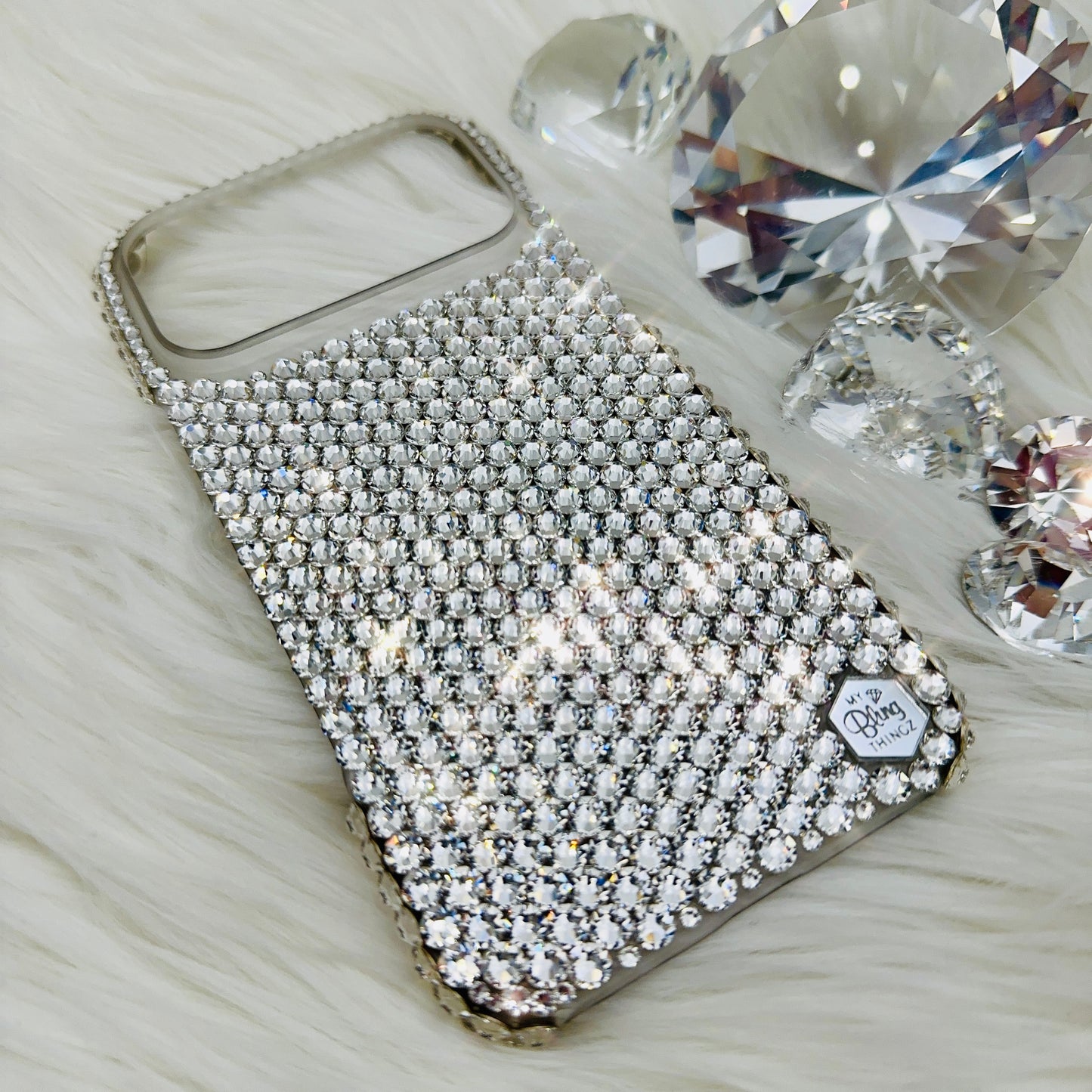 Luxury Bling Phone Case for iPhone, Crystal Clear, Made with Swarovski Crystals