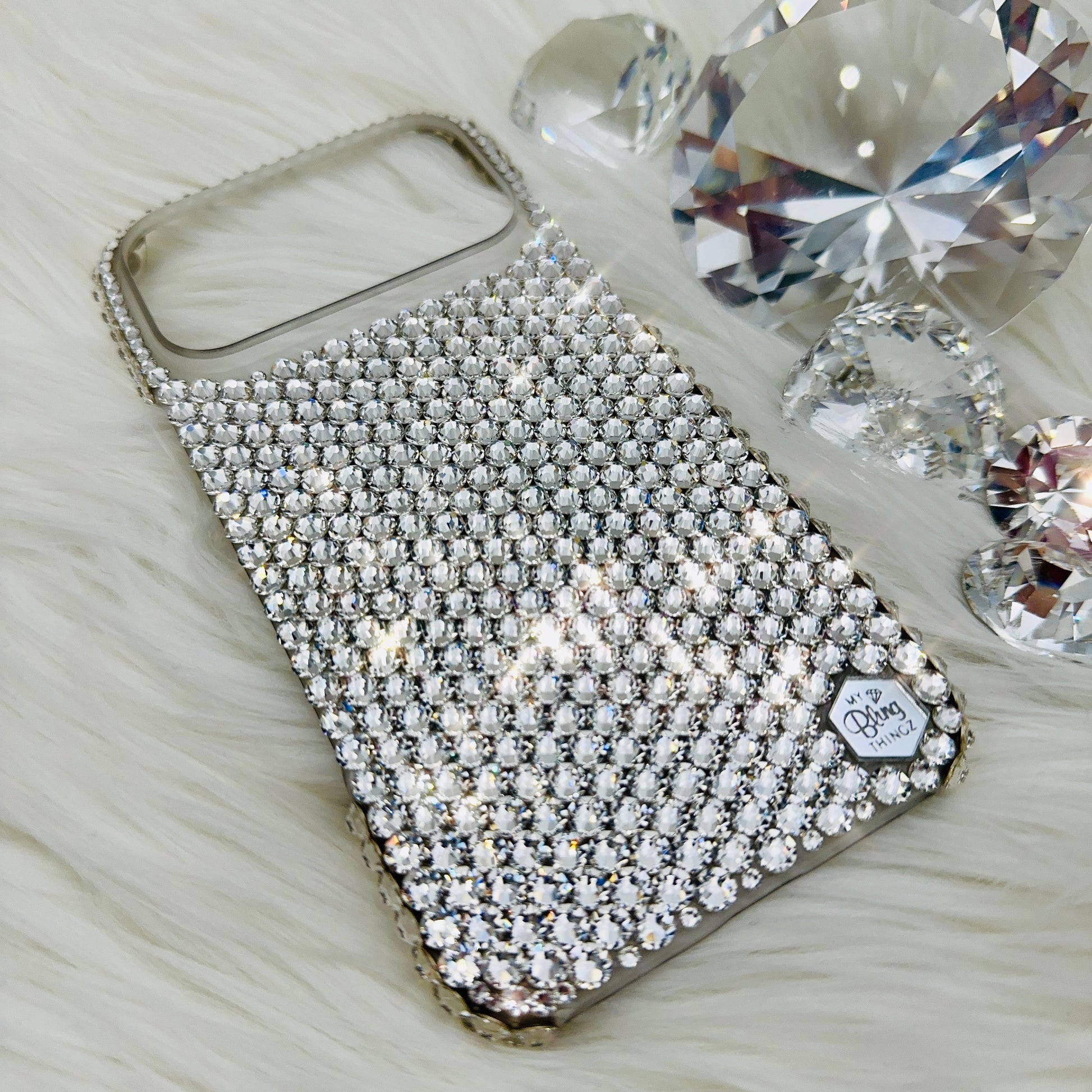 Luxury Bling Phone Case for iPhone, Crystal Clear, Made with Swarovski Crystals