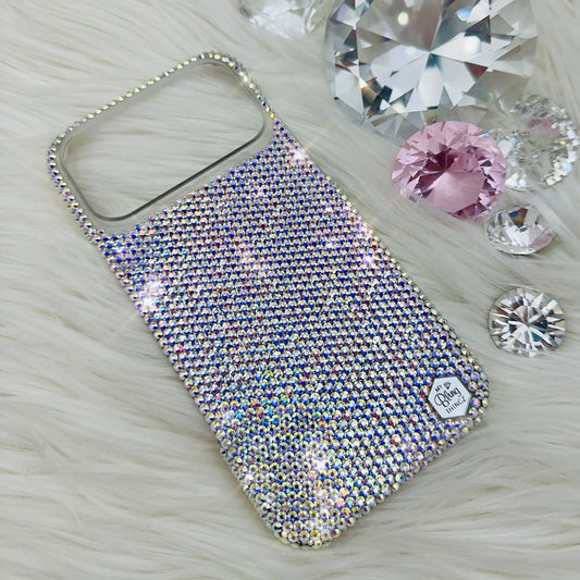 Luxury Bling Phone Case for iPhone, Crystal AB, Made with Swarovski Crystals