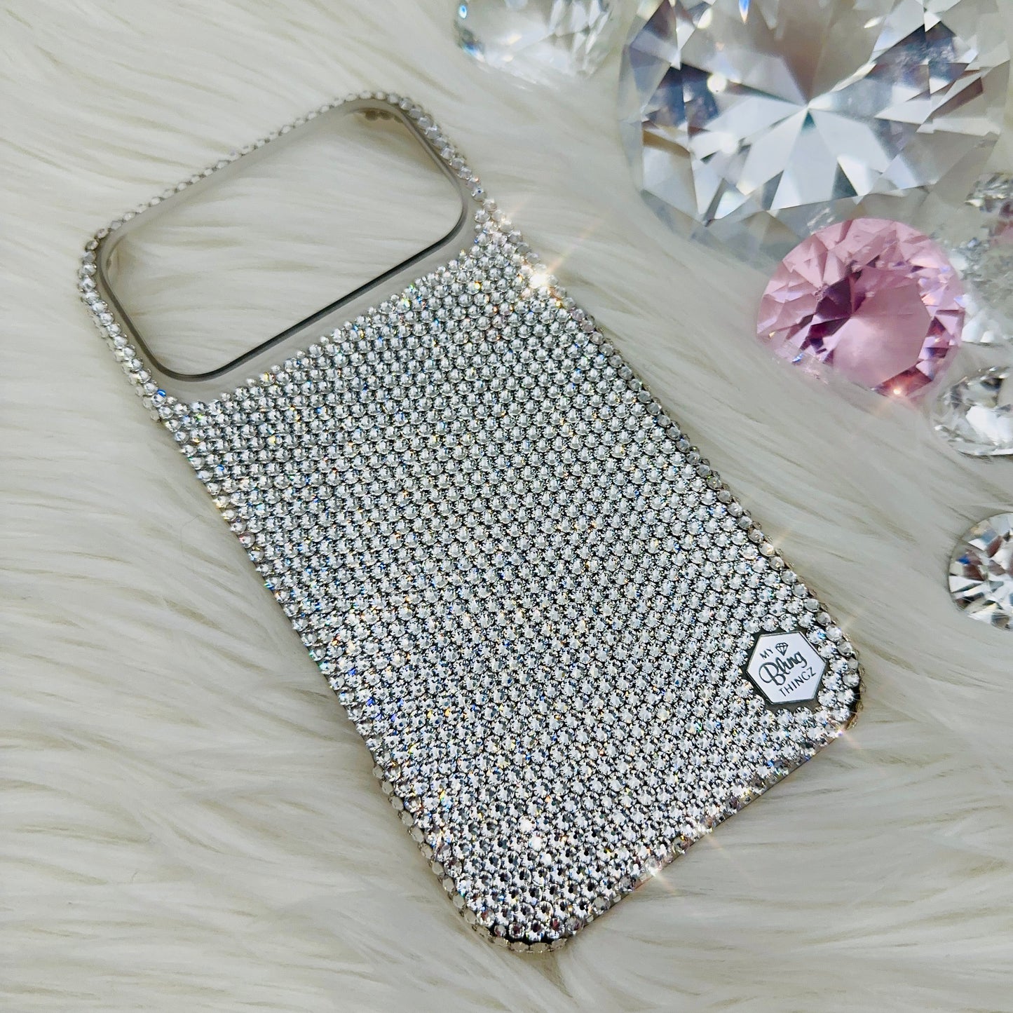 Luxury Bling Phone Case for iPhone - Clear Crystal 3mm SS12 - Made with Swarovski Crystals