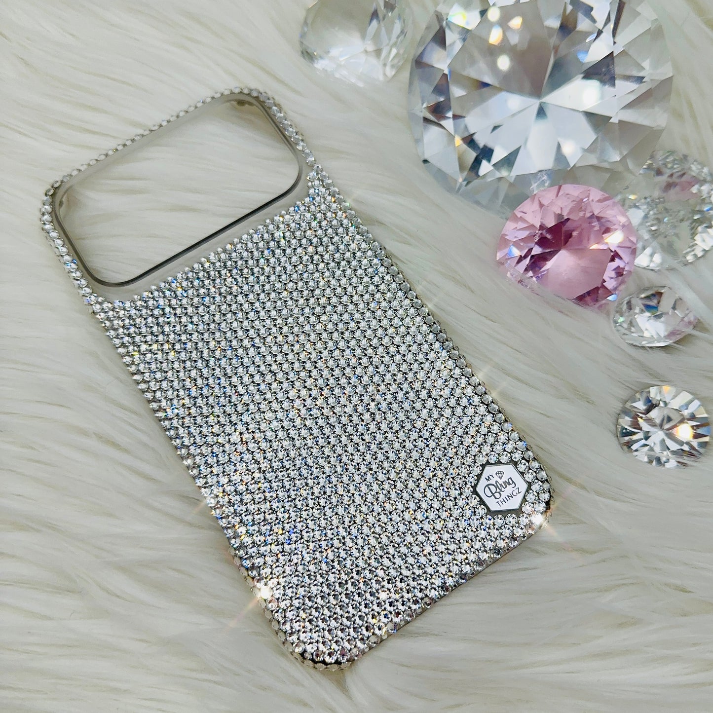 Luxury Bling Phone Case for iPhone, Crystal Clear, Made with Swarovski Crystals