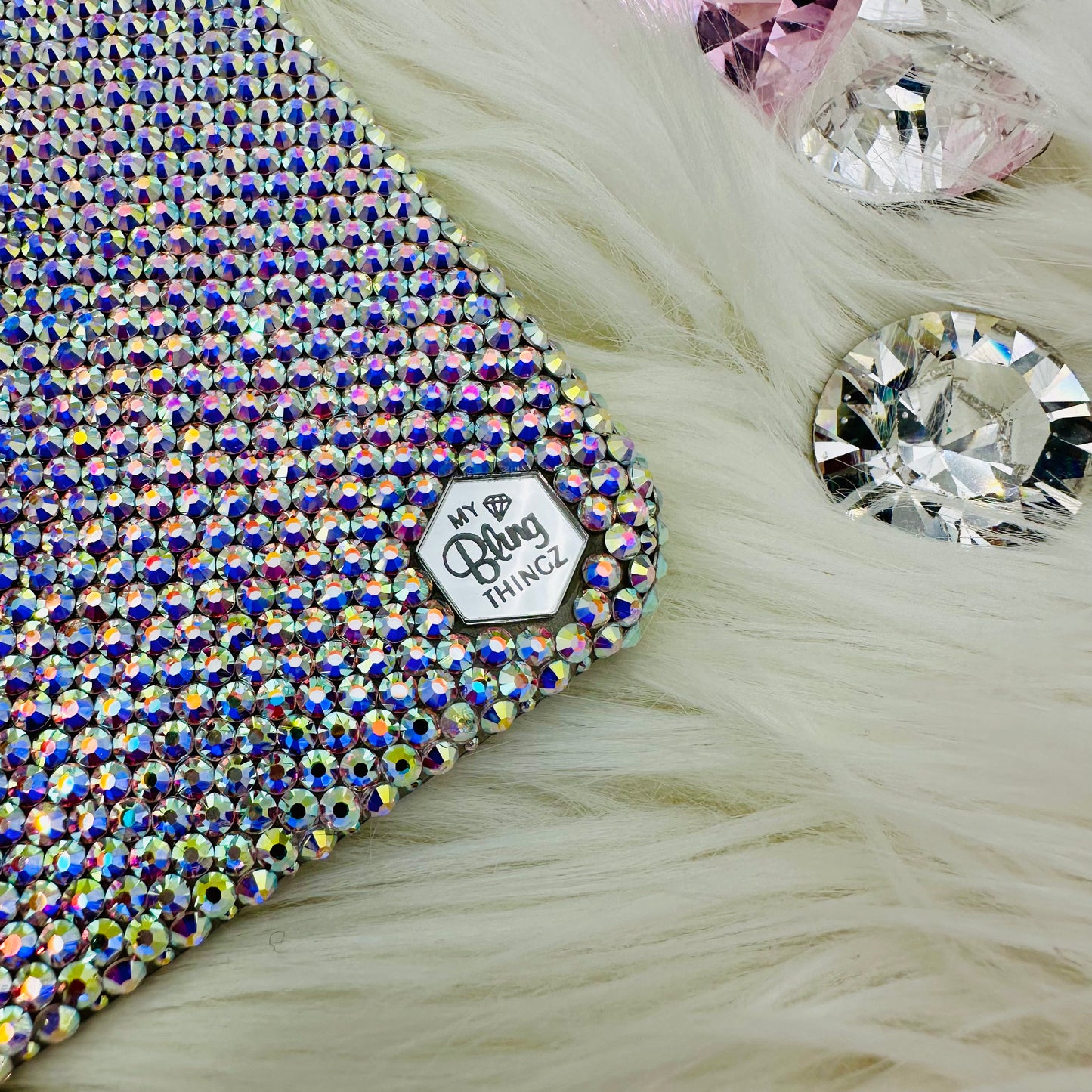 Luxury Bling Phone Case for iPhone - Crystal AB 3mm SS12 - Made with Swarovski Crystals