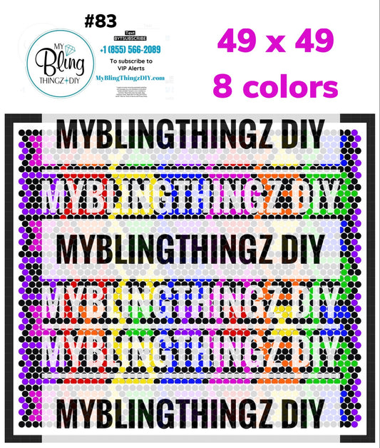 FREE Rhinestone Template No. 83