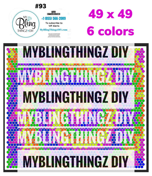FREE Rhinestone Template No. 93