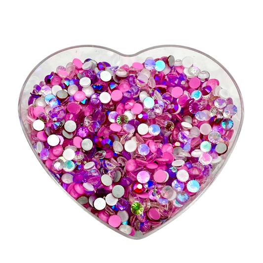 Heather’s Birthday Bling Mix 2.0 Custom All Glass Bling Mix by MyBlingThingz DIY