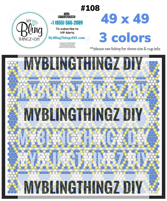 FREE Rhinestone Template No. 108