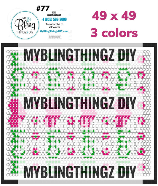 FREE Rhinestone Template No. 77