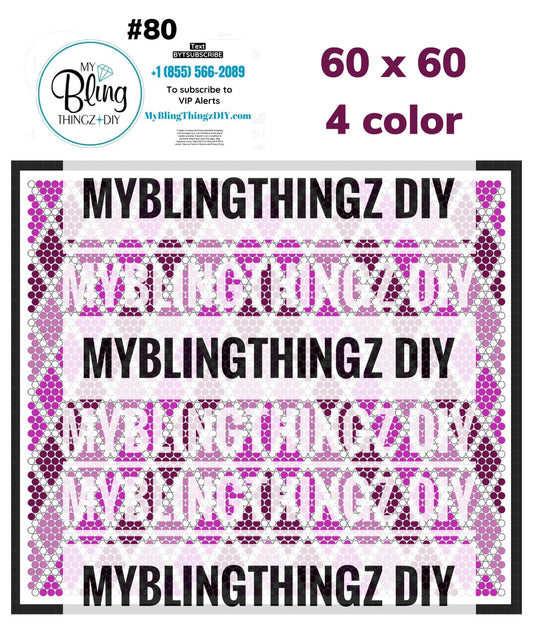 FREE Rhinestone Template No. 80