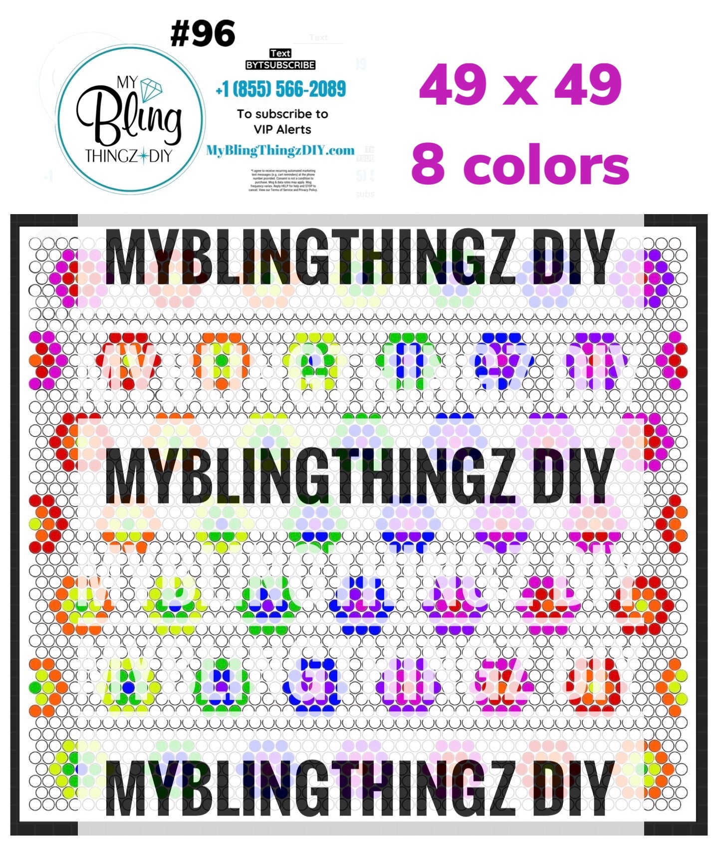 FREE Rhinestone Template No. 96