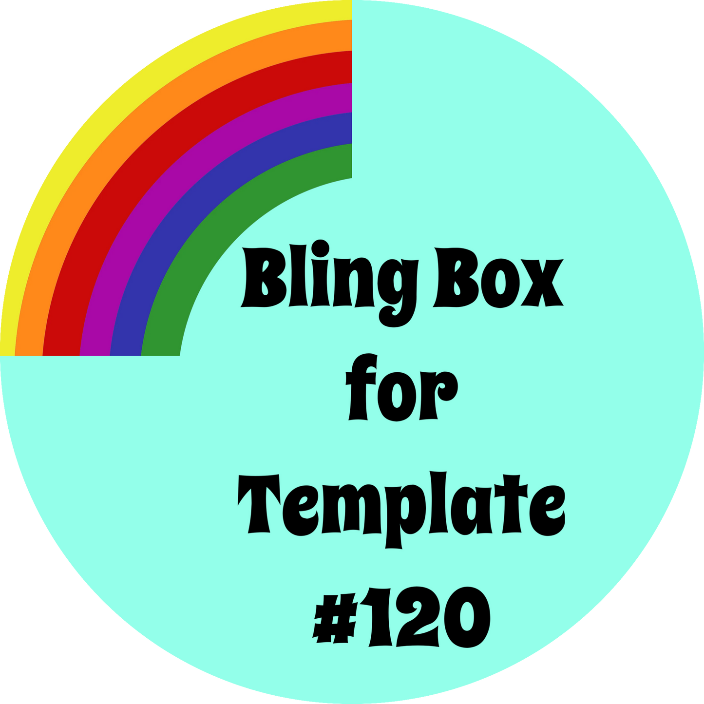 Tumbler Template Bling Box - #120