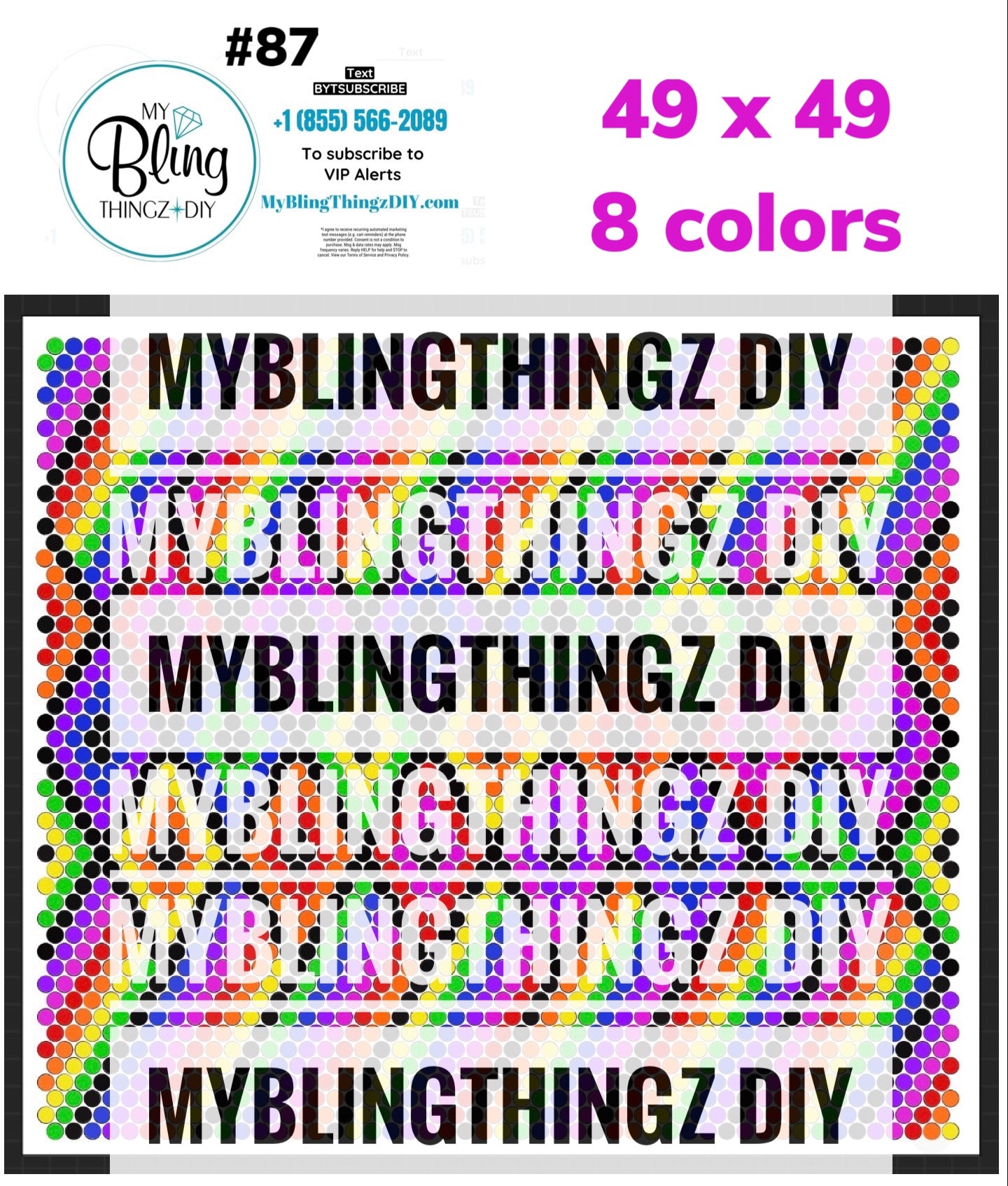 FREE Rhinestone Template No. 87