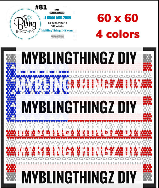 FREE Rhinestone Template No. 81