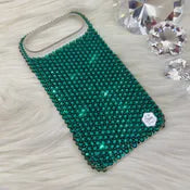 Luxury Bling Phone Case for iPhone, Emerald, Made with Swarovski Crystals