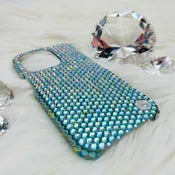 Luxe Bling Phone Case for iPhone - Enchanted Water - Premium Glass Rhinestones