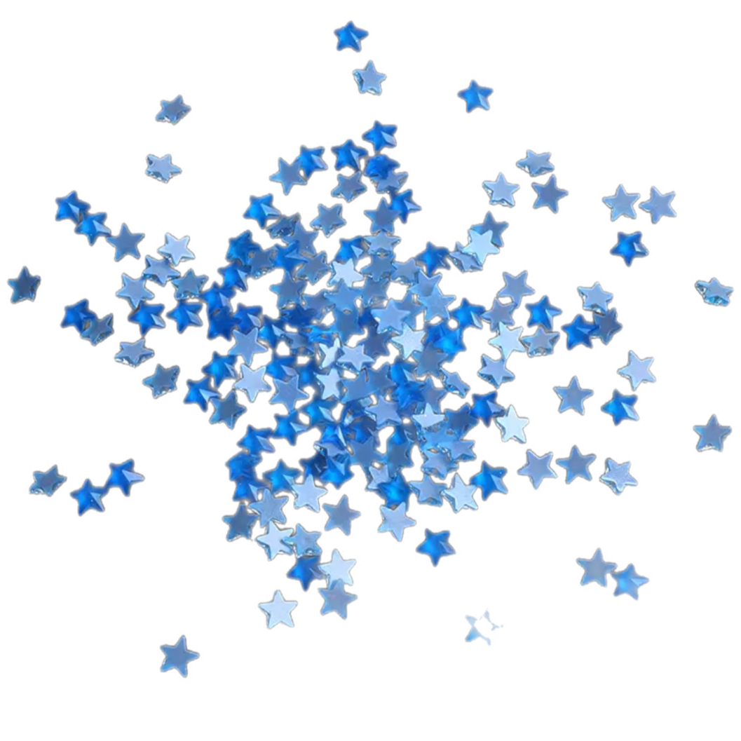 Neon Glass Stars - 5mm