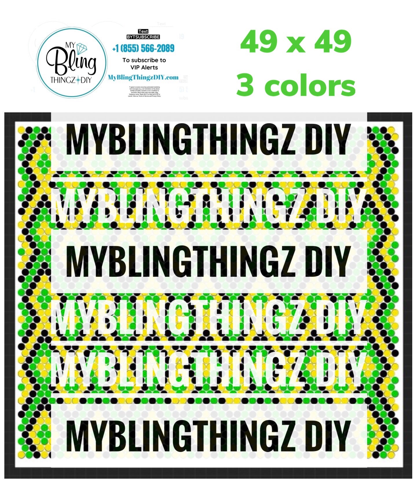 FREE Rhinestone Template No. 25