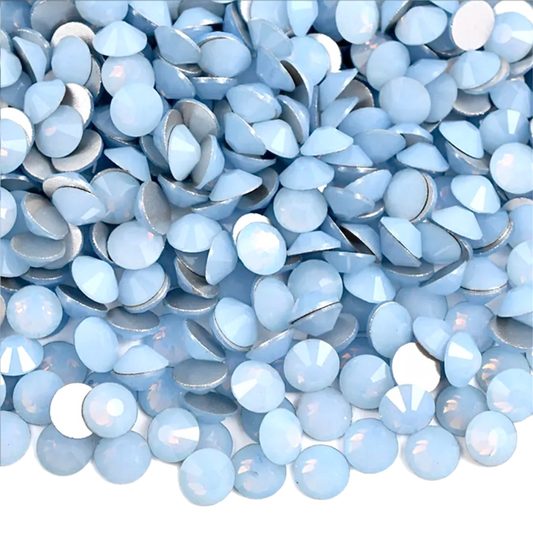 Blue Opal Glass Crystals