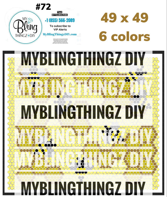 FREE Rhinestone Template No. 72