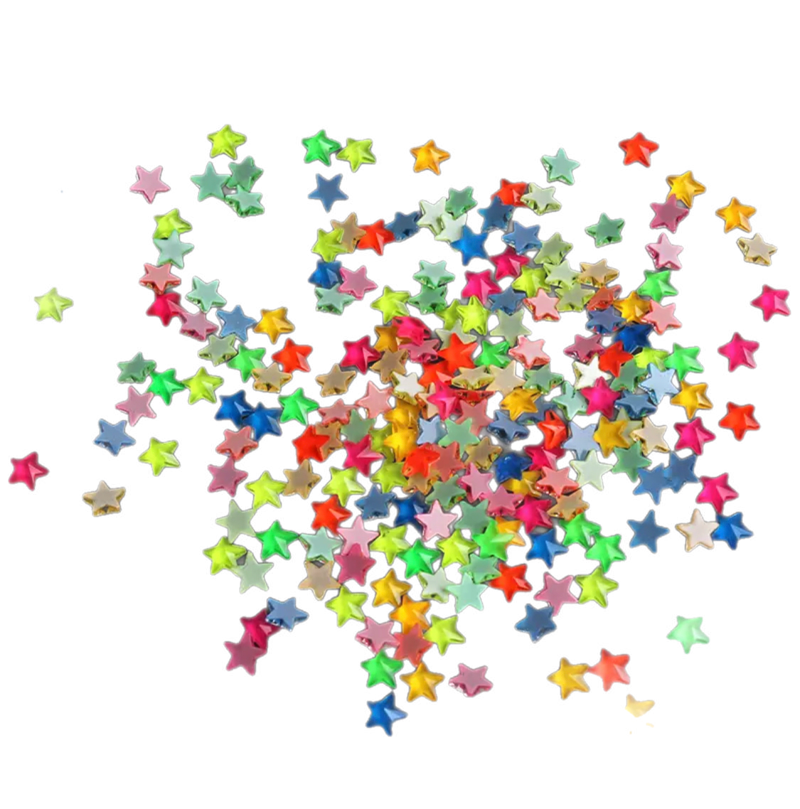 Neon Glass Stars - 5mm