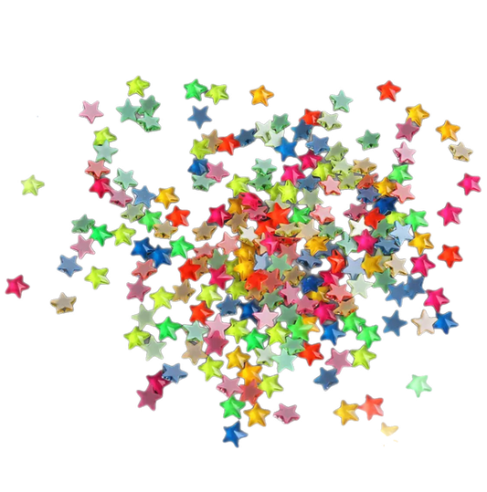 Neon Glass Stars - 5mm