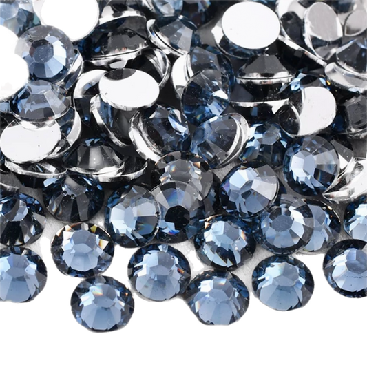 Montana Resin Foil Back Round Flat Back Rhinestones