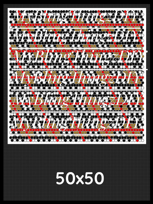FREE Rhinestone Template No. 1