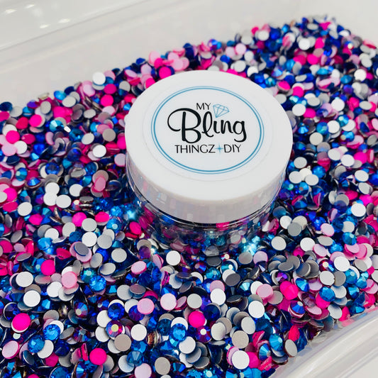 Wild Berry Custom All Glass Bling Mix by MyBlingThingz DIY