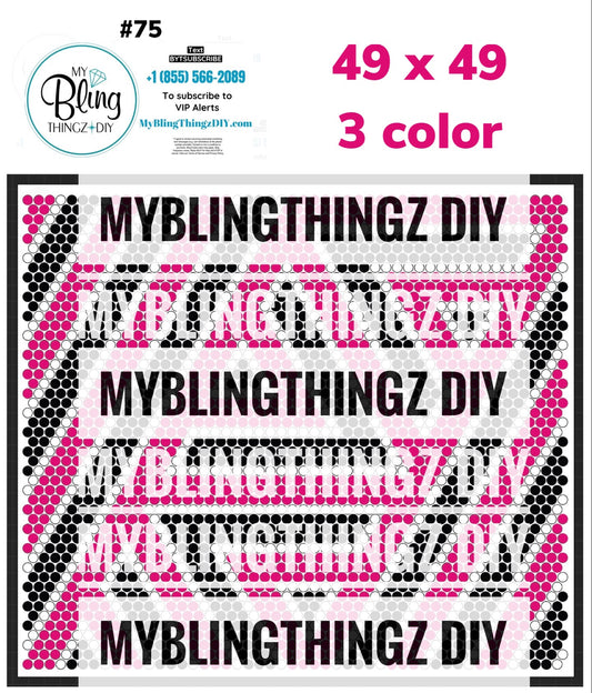 FREE Rhinestone Template No. 75