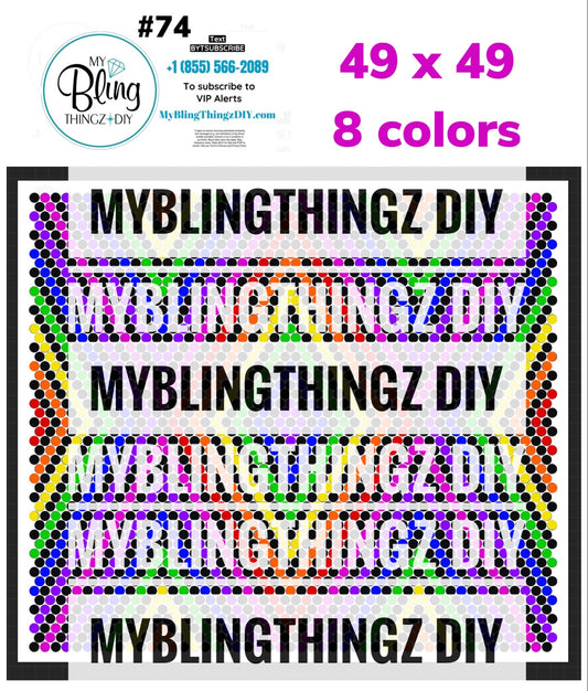 FREE Rhinestone Template No. 74
